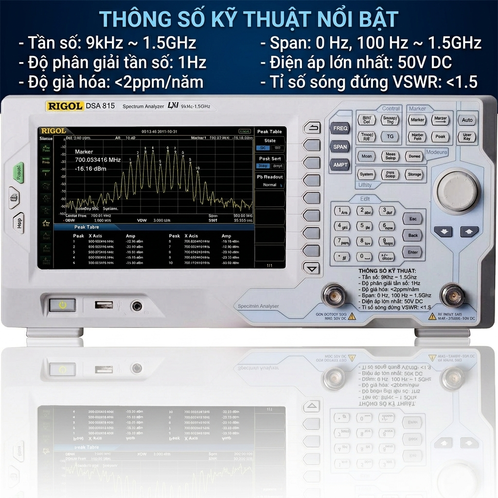 Máy phân tích phổ RIGOL DSA815